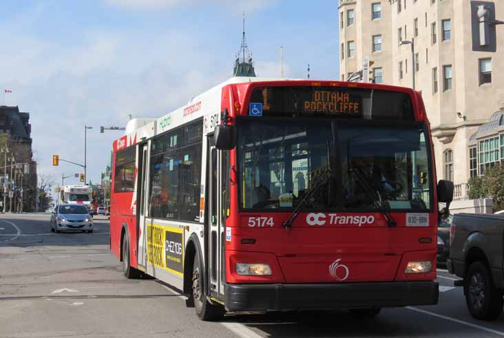 OC Transpo Orion VII hybrid 5174